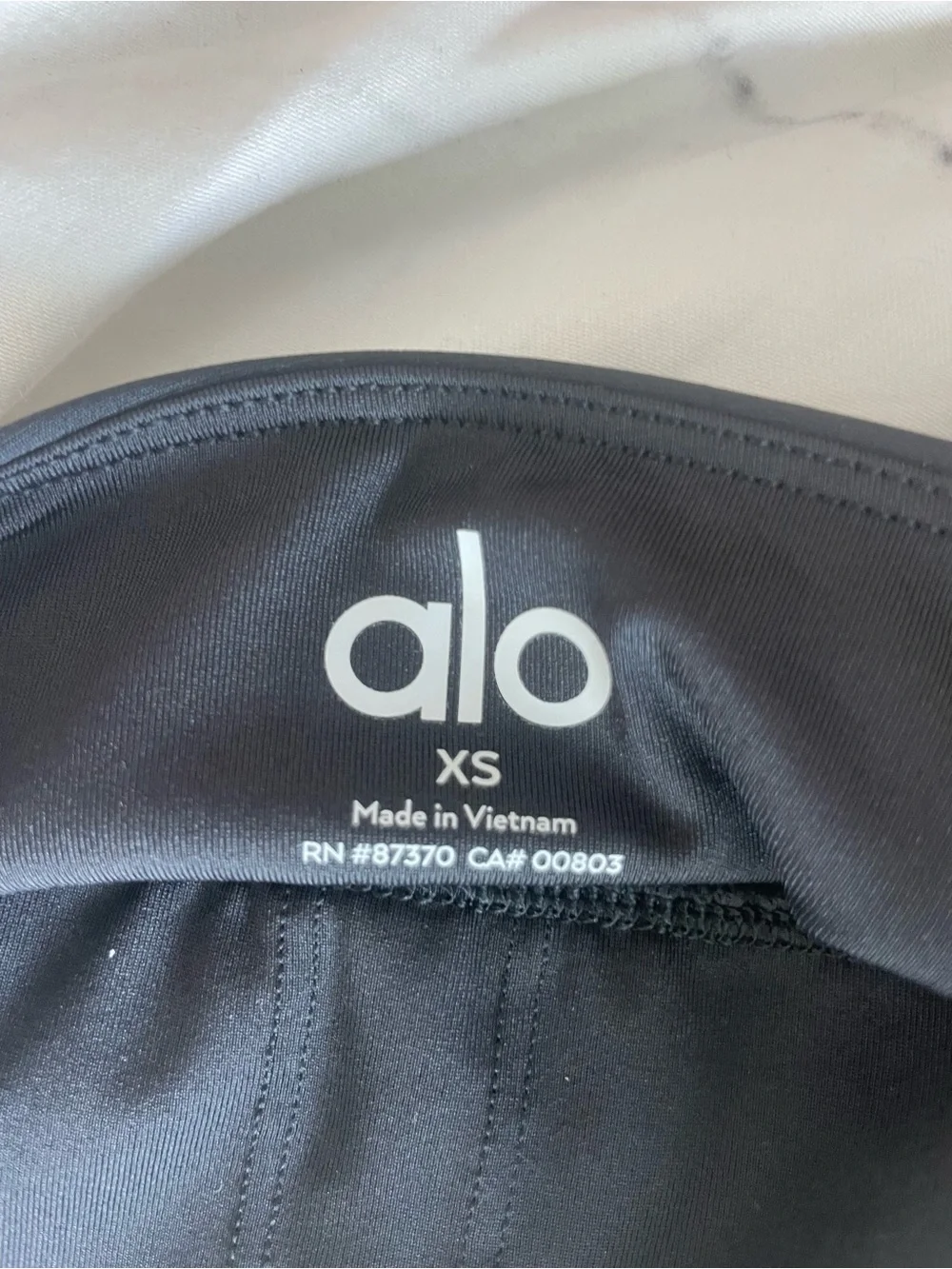ALO Yoga Black Seamless Sports Bra